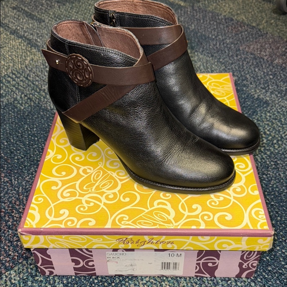 BRIGHTON “Gaucho” Ankle Boots 10M